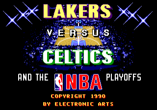 Lakers vs. Celtics and the NBA Playoffs screenshot 3 for Sega Genesis